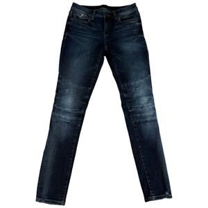 Buckle BKE Fit No. 53 Ankle Skinny Jeans Women 26 Dark Blue Denim Cotton Stretch
